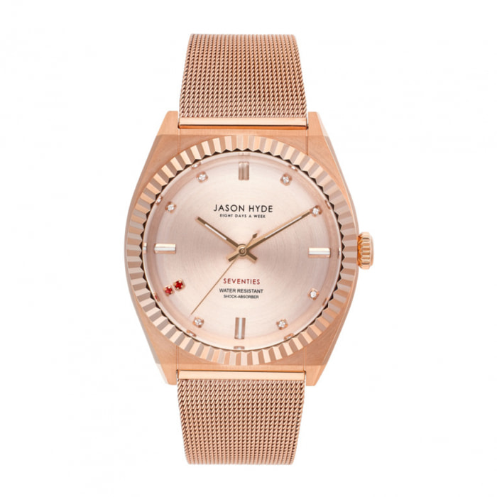 Reloj Jason Hyde JH20006 Mujer Analogico Cuarzo con Correa de Textil