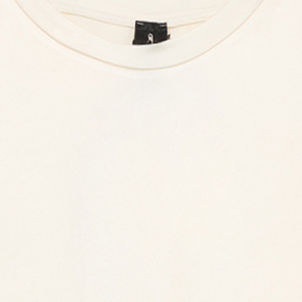 Oltre - Camiseta de raso con manga tres cuartos - Blanco