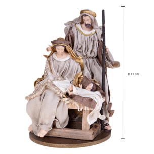 Natività con base - Pezzi 1 - ORO - Bianchi Dino SpA