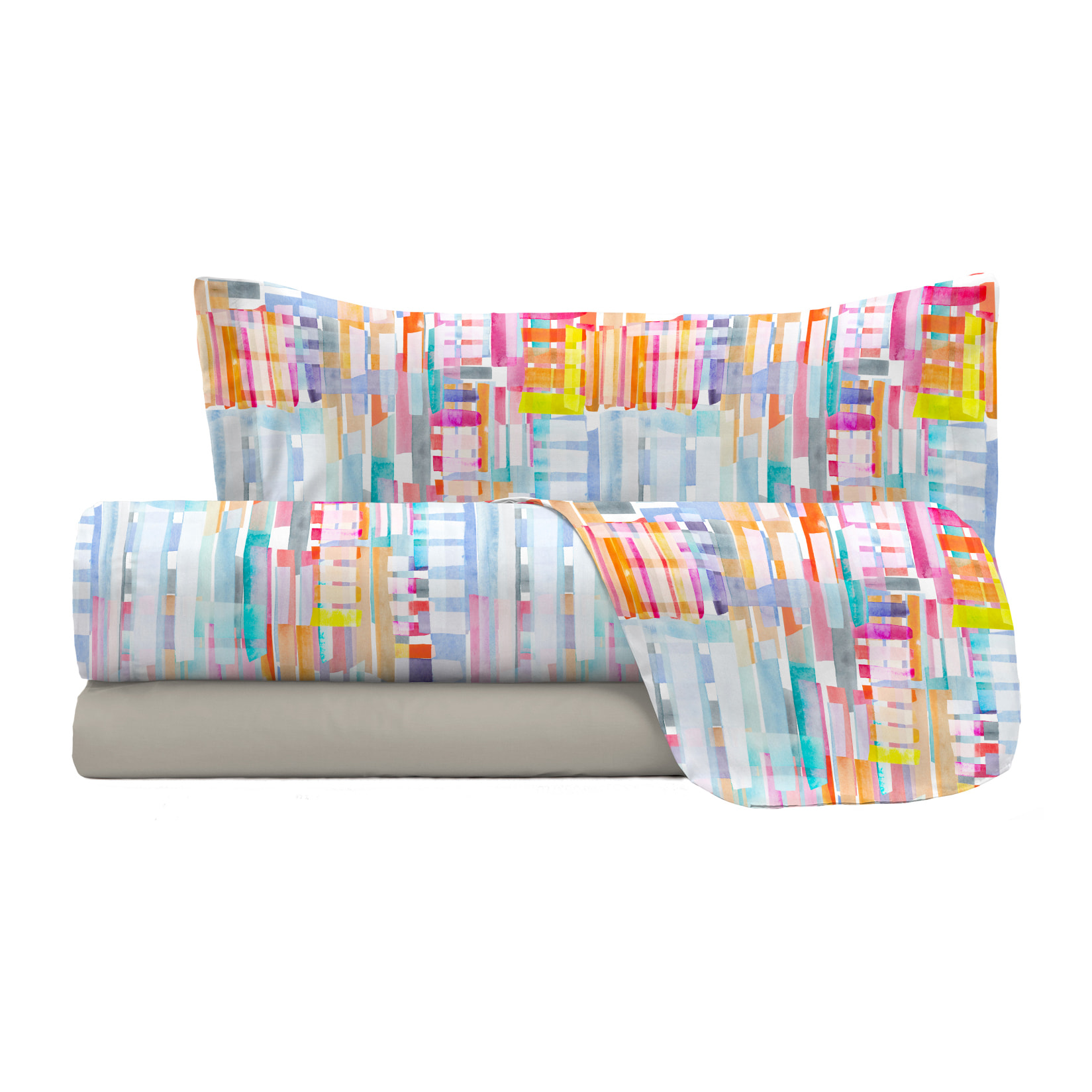 COMPLETO LETTO FASHION, 100% Microfibra, No Stiro - FRANCIS
