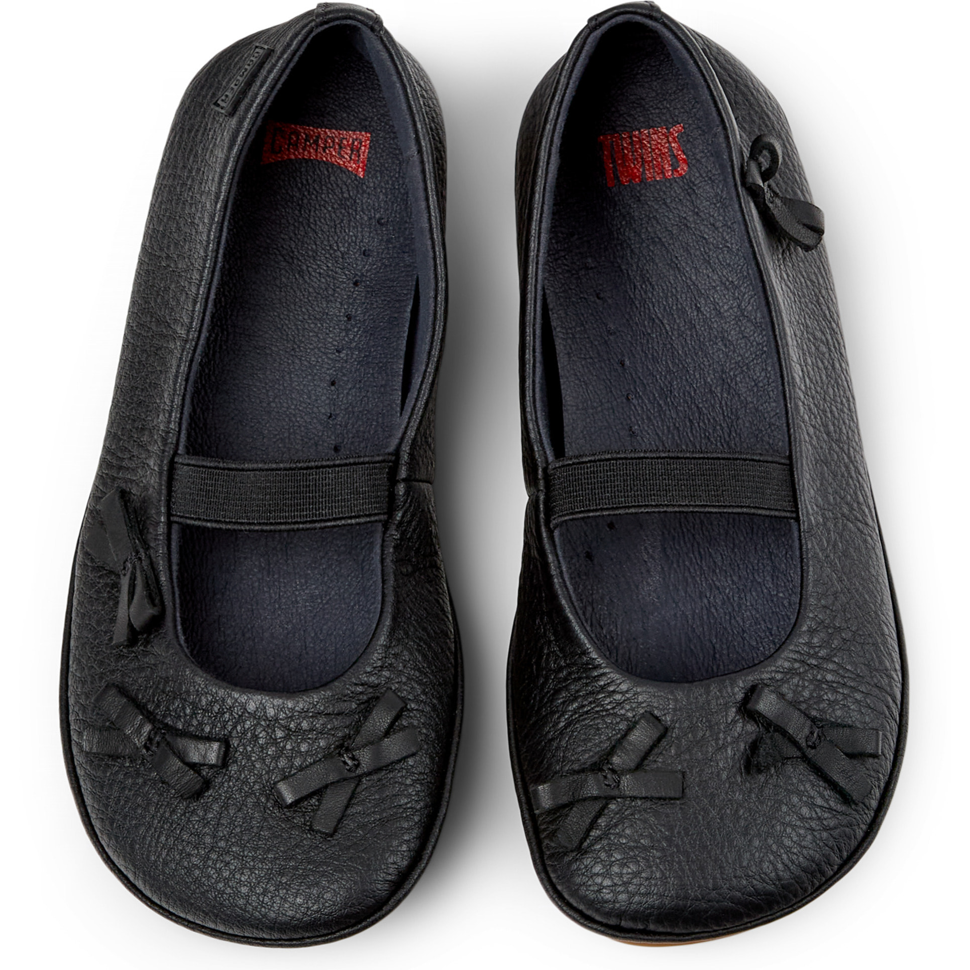 Bailarinas - CAMPER Right Twins - Negro - Cuero liso