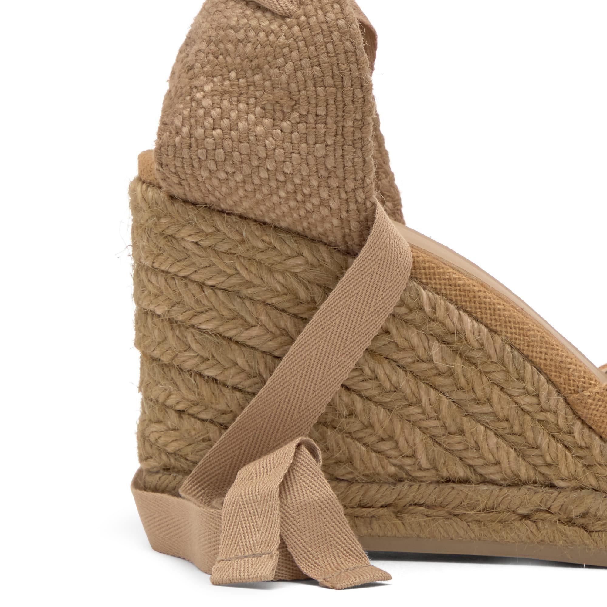 Alpargata de cuña Joyce con el icónico bordado en lino by ETRO