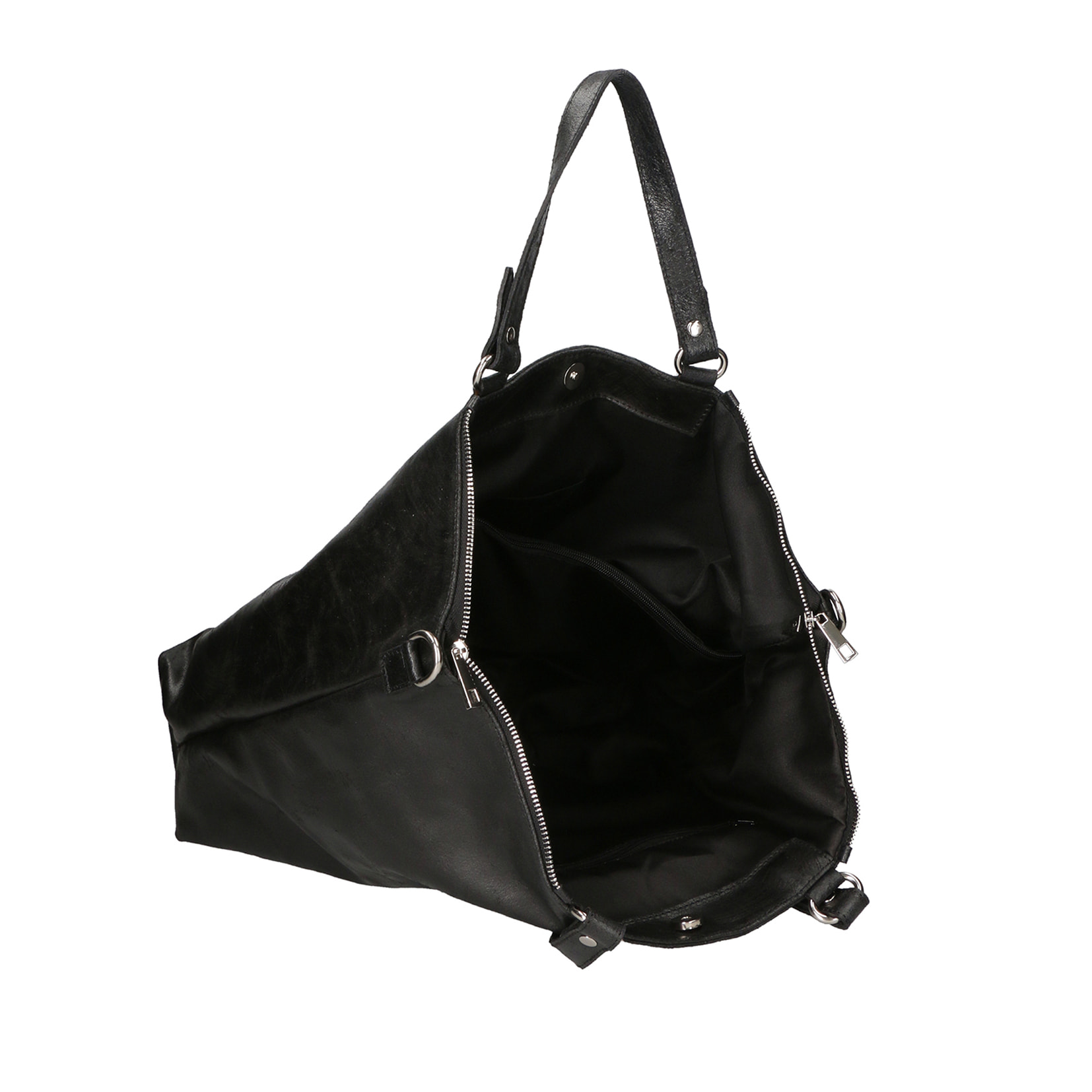 Borsa a spalla da Donna Elisamaria in Vera Pelle Made in Italy 34x49x12 cm