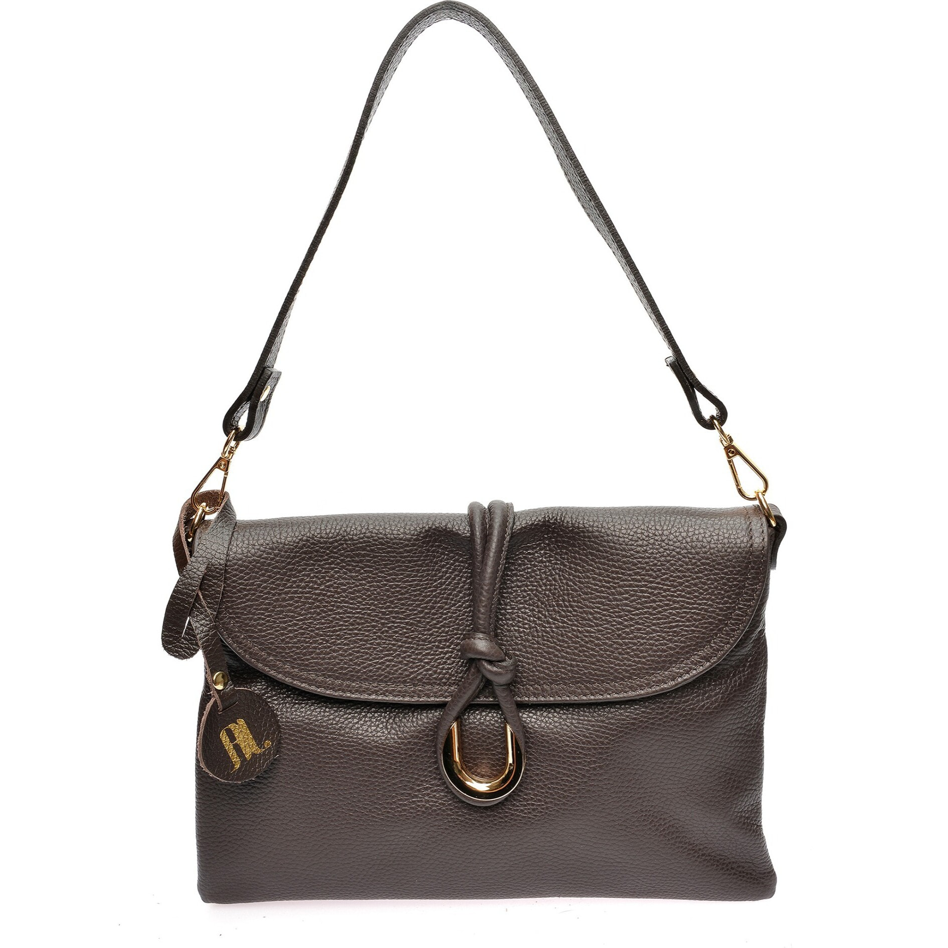 Borsa a tracolla Anna Luchini Marrone