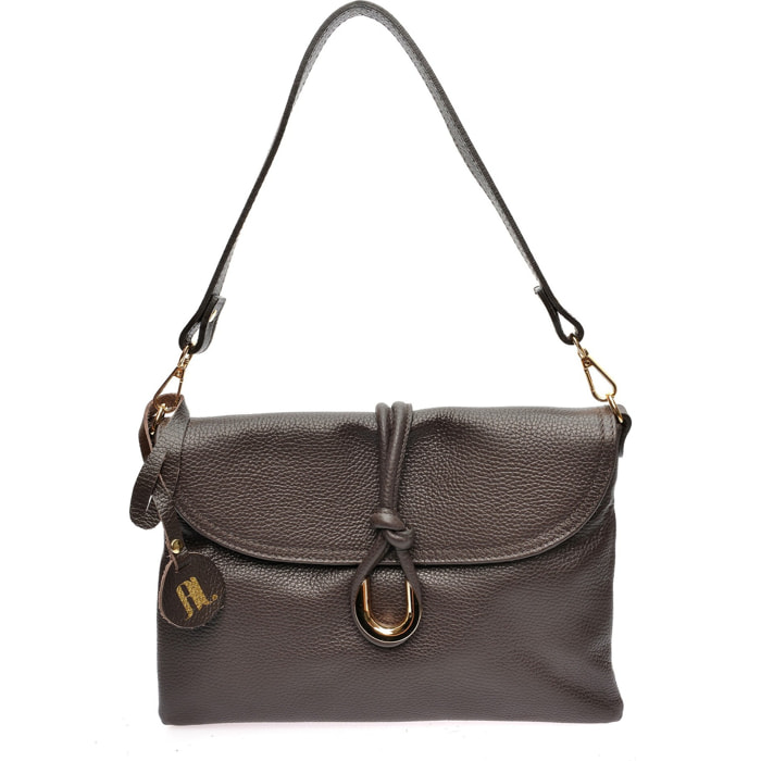 Borsa a tracolla Anna Luchini Marrone
