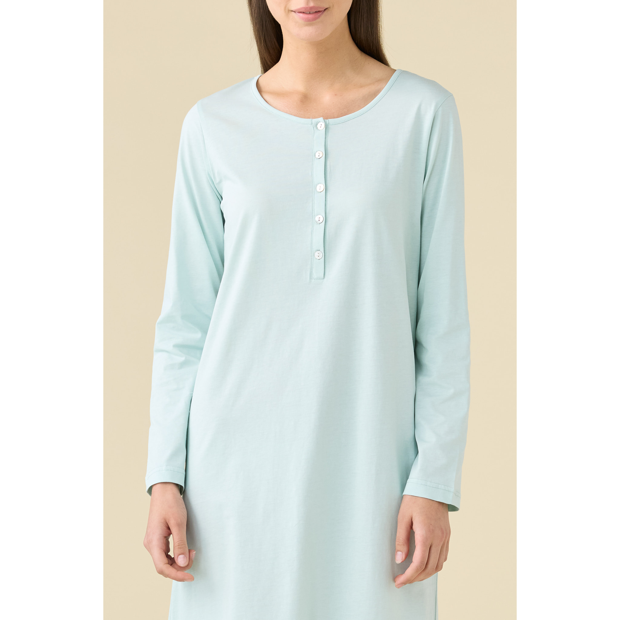 Camicia da notte donna estiva in cotone articolo essential. Noidinotte