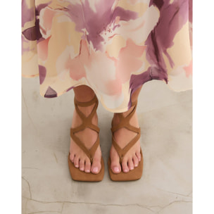 Sandalias de tacón Morey Caramelo 6 cm