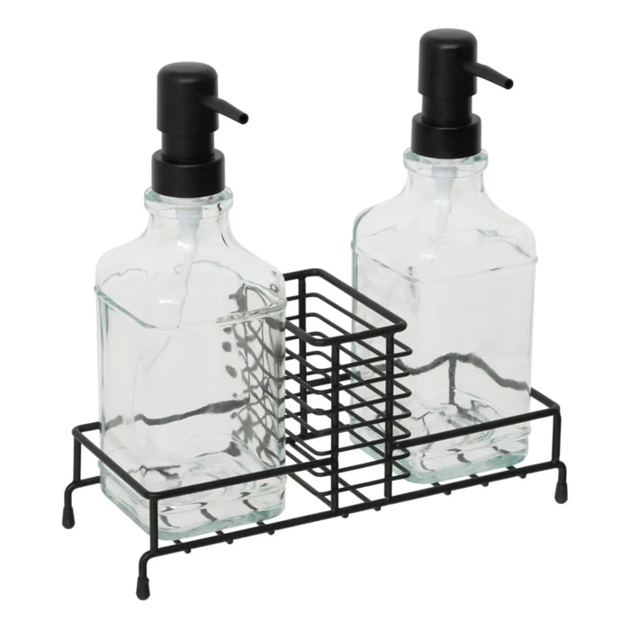 Distributeur de savon Black edition noir 475ml
