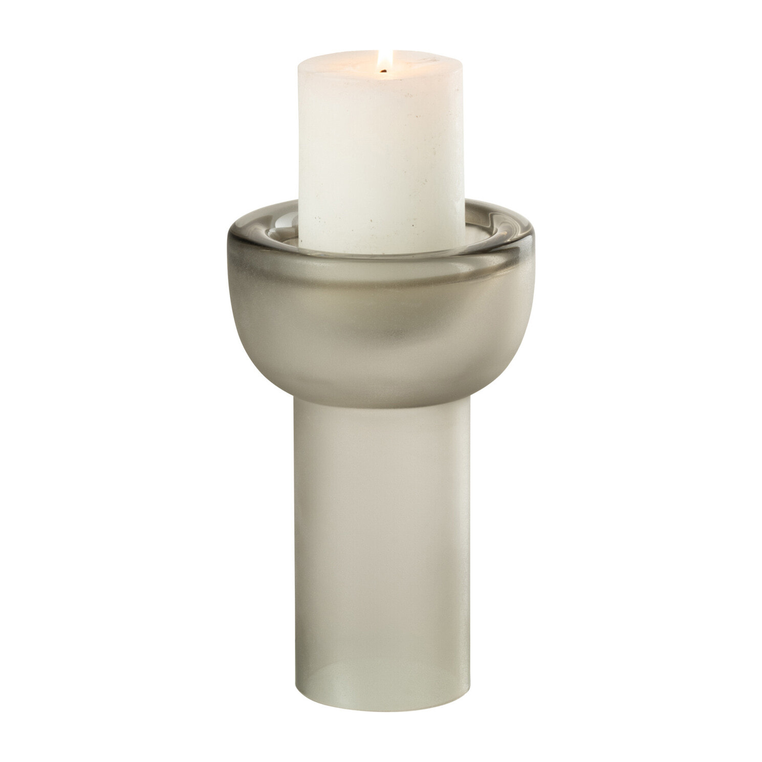 J-Line vase/chandelier Yara - verre - gris - small - 20 cm de hauteur