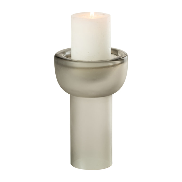 J-Line vase/chandelier Yara - verre - gris - small - 20 cm de hauteur