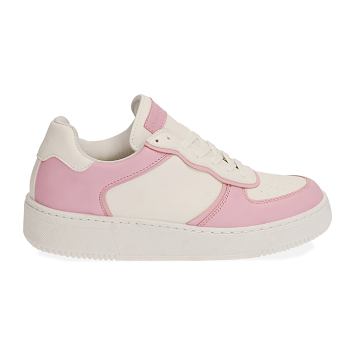 Sneakers bianco/rosa