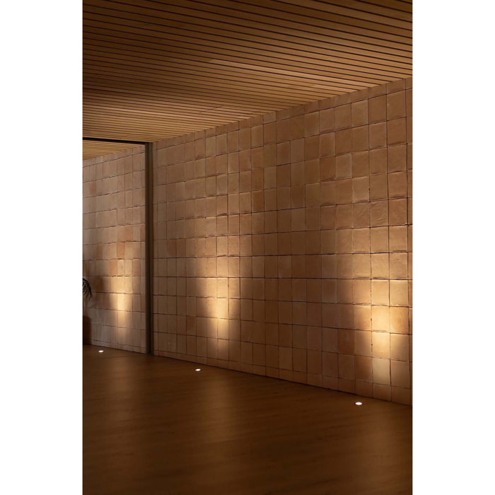 GRUND 80 Lampada nera incasso inox 7W