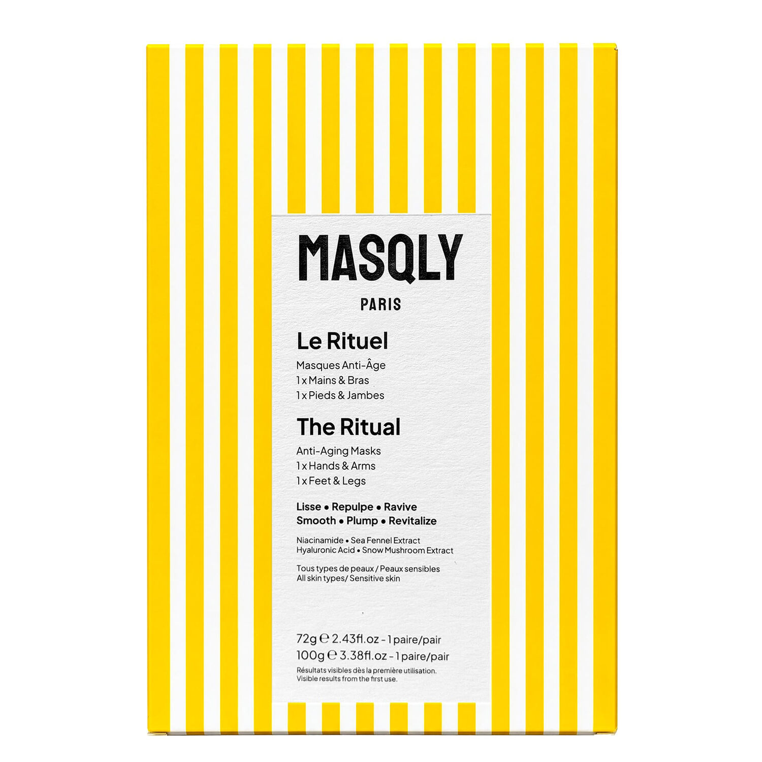 Le Rituel - Duo Masques Anti-Åge Mains & Bras et Pieds & Jambes