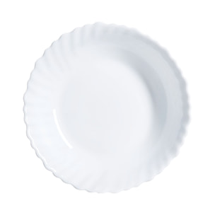 Plat blanc 28cl Feston - Luminarc