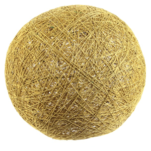 SUSPENSION INTERIEUR MOUTARDE 30CM