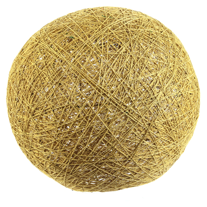 SUSPENSION INTERIEUR MOUTARDE 30CM