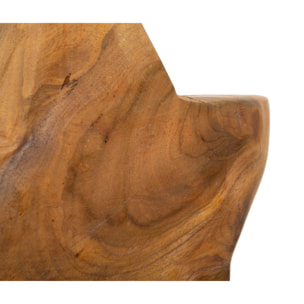 SCULTURA STELLA IN TEAK RICICLATO CM 28X12X42 (PEZZI UNICI - NON RIP. IN SERIE)