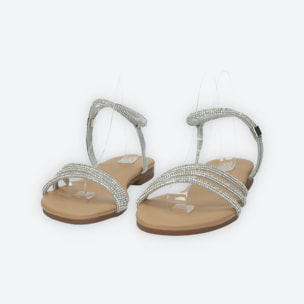 Sandali Donna Tata Italia Argentato