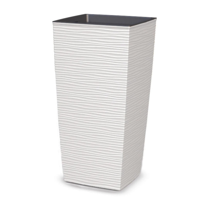 Plana Vaso Aurora Alto Quadrato 35x35x68h