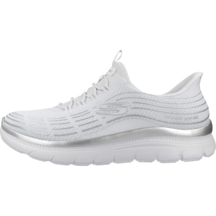 Sneakers De  Mujer Plus Soft Luster Blanco