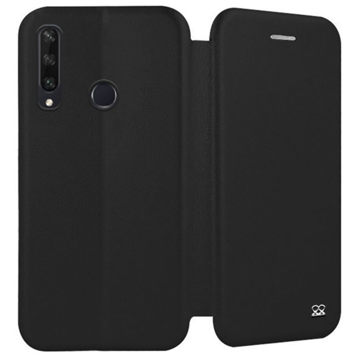 Etui IBROZ Huawei Y6P 2020 Cuir noir
