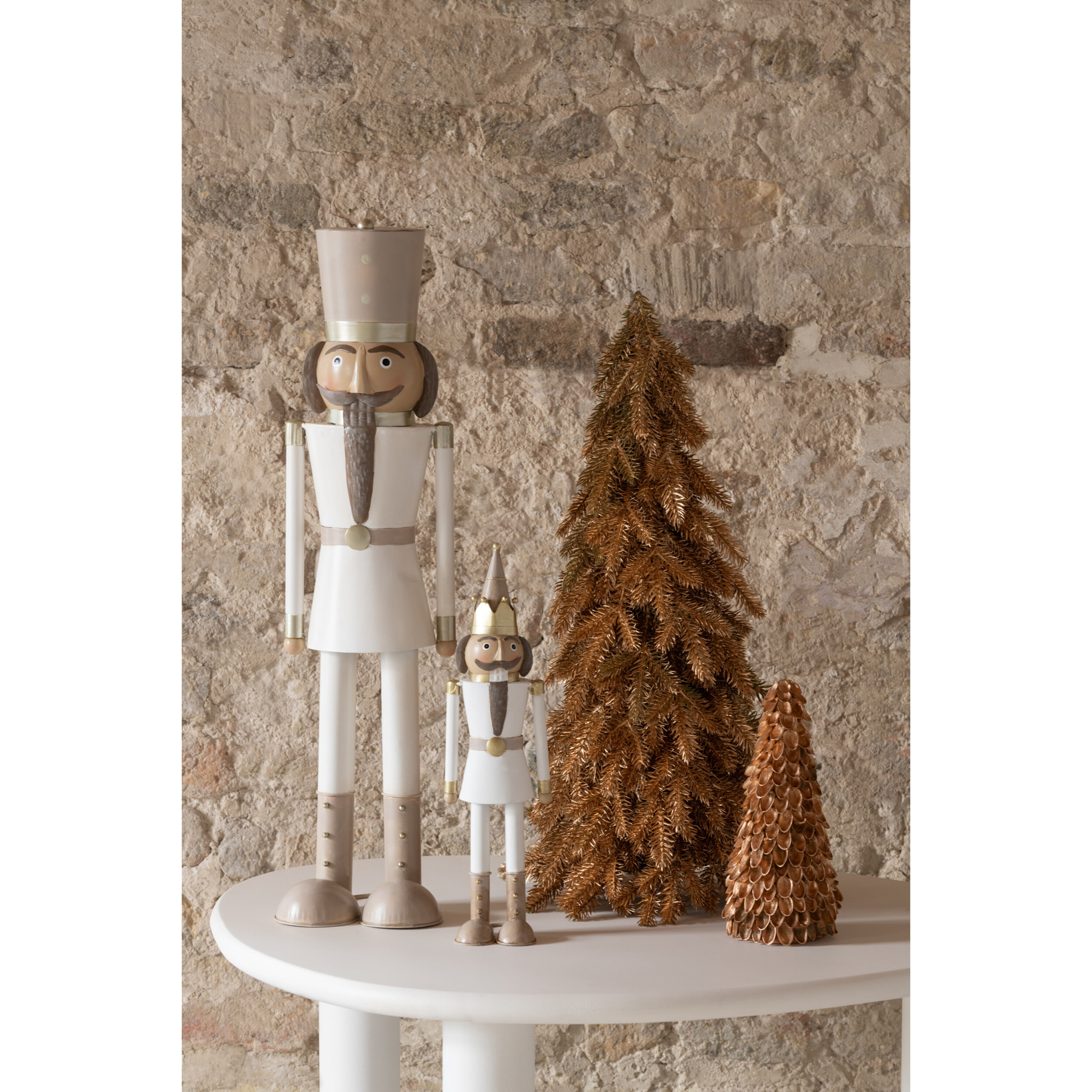 J-Line figurine Casse-Noisette Moustache - métal - mix - small - 2 pièces