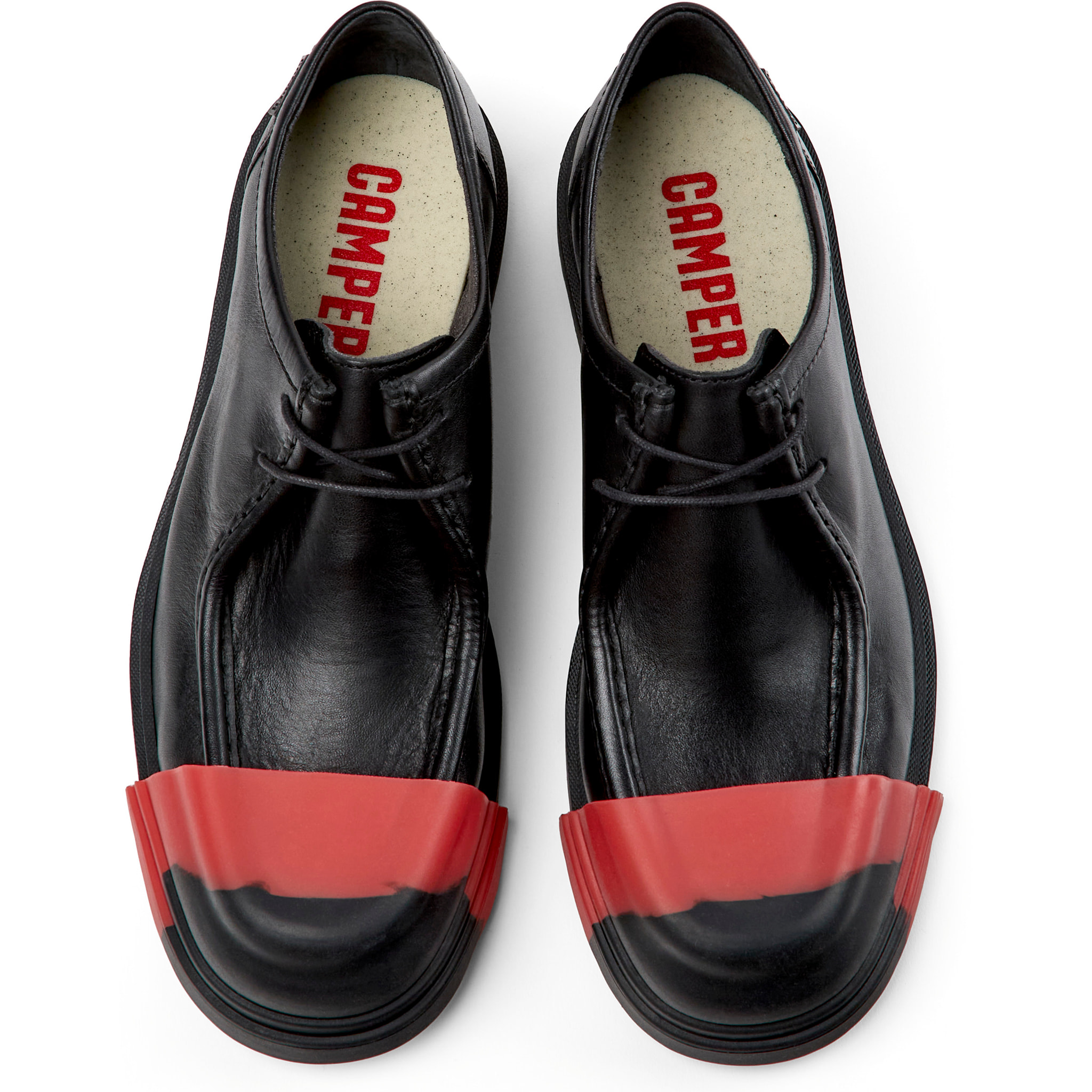 Scarpe stringate - CAMPER Junction - Nero - Pelle liscia