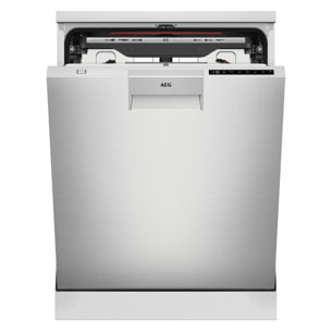 AEG Lavavajillas de 60 cm Serie 7000 GlassCare para 14 cubiertos FFB75717PM