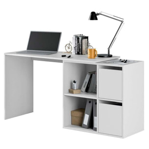 Mesa de escritorio multiposición Adapta Blanco Artik (Blanco Mate)