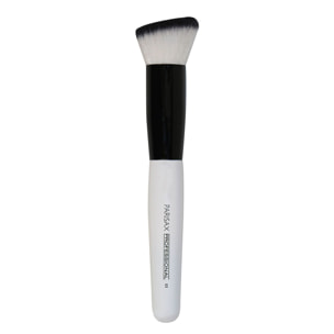 Pinceau Fond de Teint - Nylon Noir/Blanc