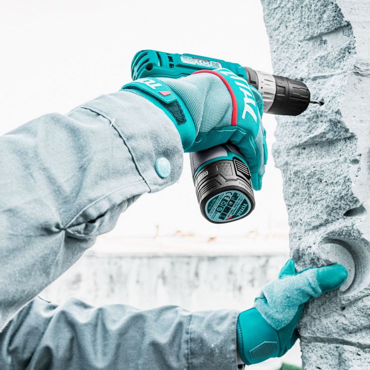 Trapano a Percussione con 2 Batterie 12V