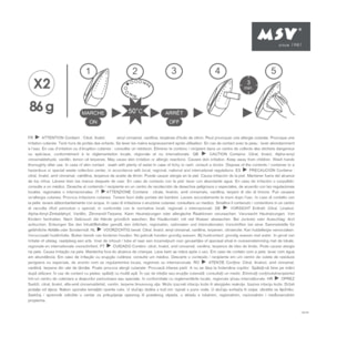 Lot de 2 Bà¢tons de nettoyage pour semelle de Fer à  repasser MSV