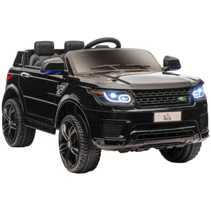 Coche Eléctrico SUV para Niños de 3-6 Años con 2 Motores 12V 110x68x52 cm Negro