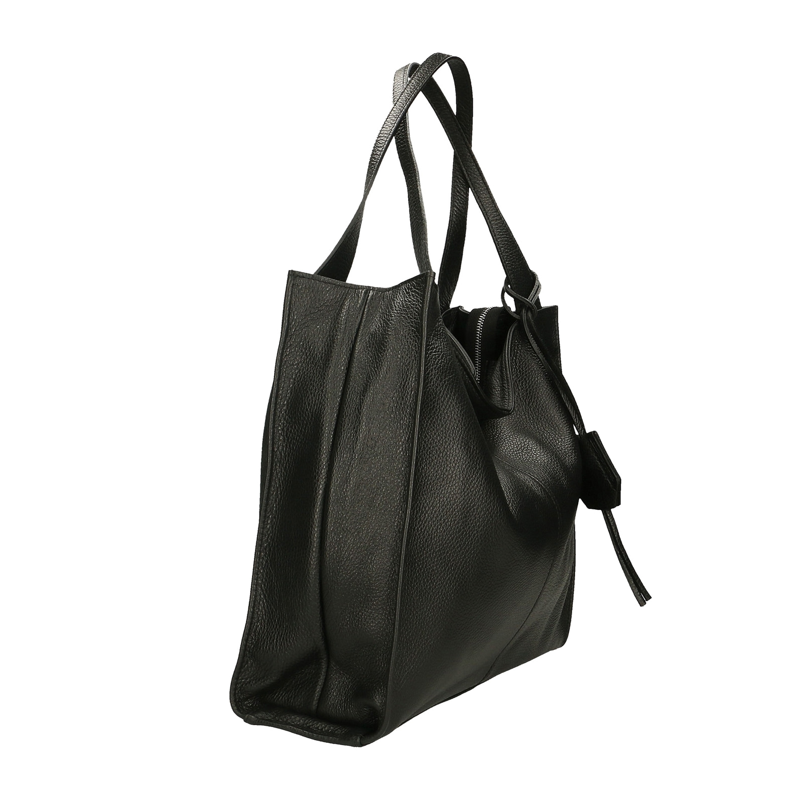 Borsa a spalla da donna In Vera pelle Made in Italy 34x32x11 cm