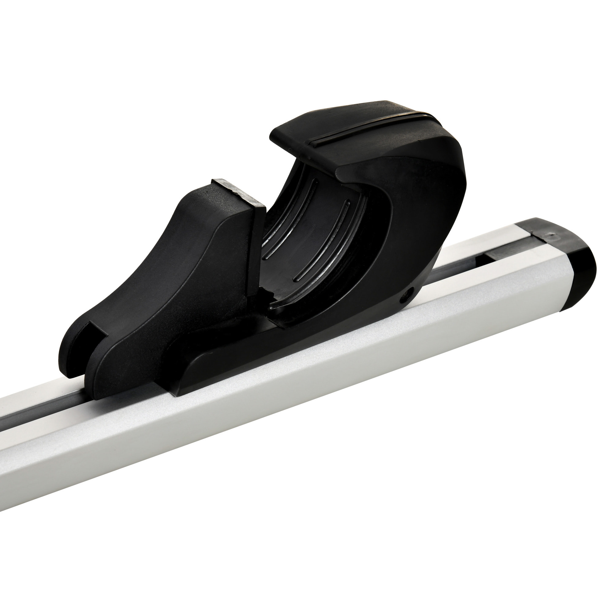 Barras de Techo Universales para Vehículos Bacas Portaequipajes Coche Automóvil con 135 cm Rieles de Aluminio y Cerradura Carga 75 kg Plata