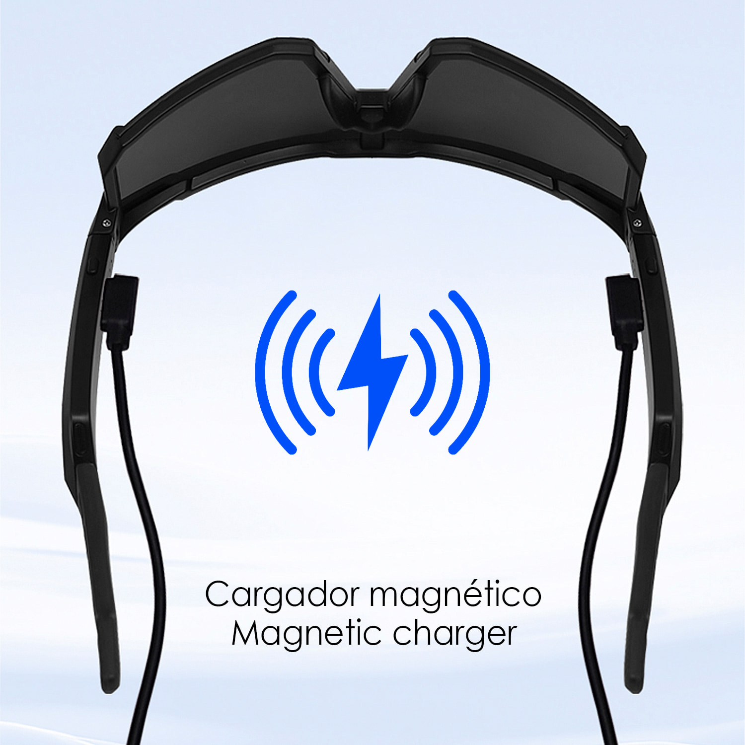 Gafas deportivas inteligentes QY PRO 1. Asistente de voz inteligente, traducción en tiempo real de más de 100 idiomas, control de música/llamadas y lentes UV400.