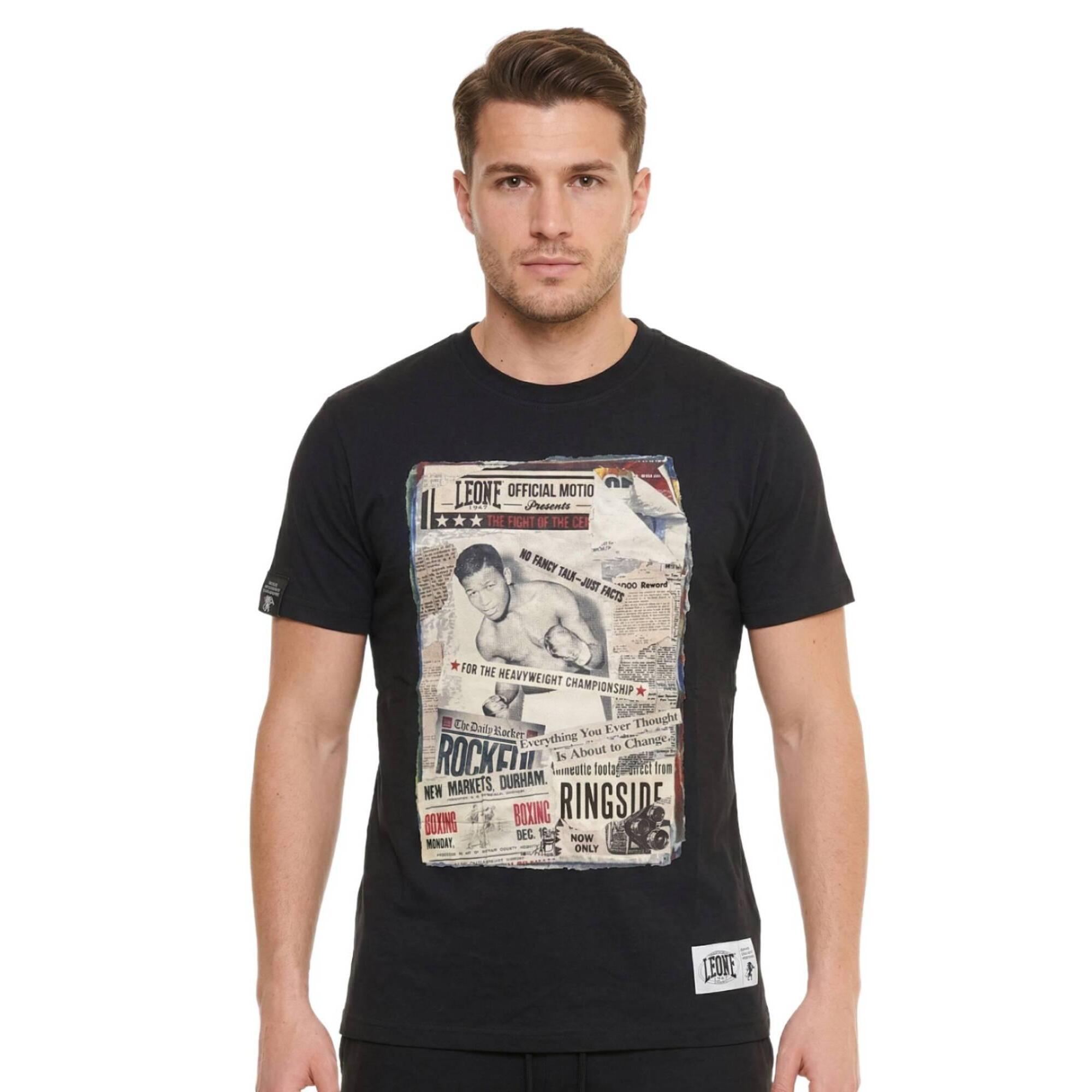 Camiseta de hombre Leone 1947 Apparel con estampado llamativo. Estilo urbano deportivo.