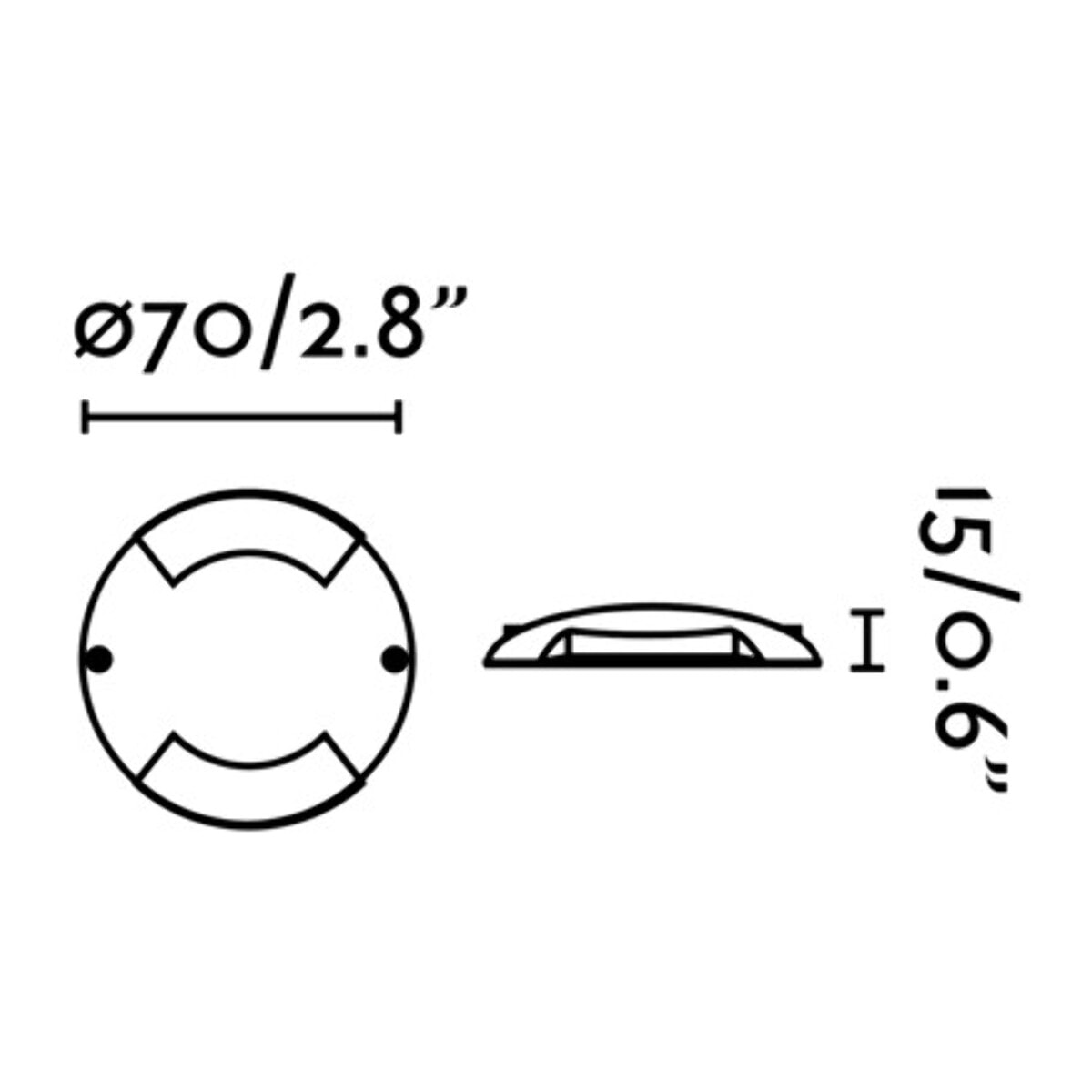 KEENAN Lampe applique nickel mat