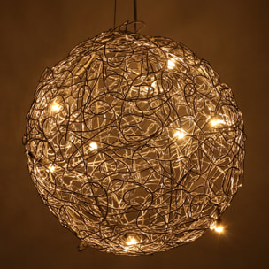 LEDS C4 Espejo de Aumento para Maquillaje con Luz LED. Espejo Retroiluminado para Baño con Brazo Extendible y Ajustable. Cromo