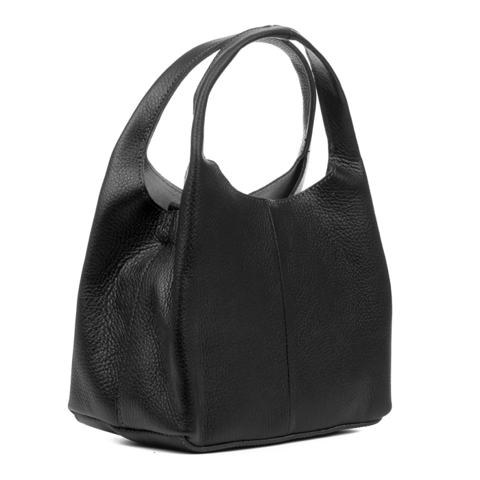 Barasso borsa a mano donna. Pelle autentica Dollaro.