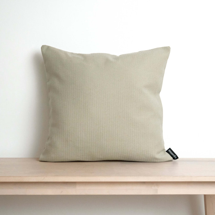 Housse de coussin jacquard 45x45 cm Chevron Tabaco