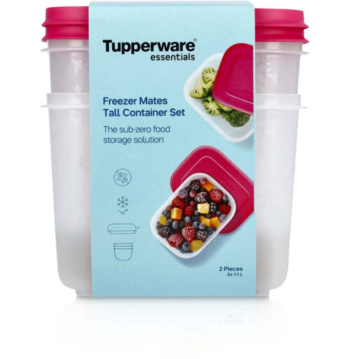 Boîte hermétique TUPPERWARE Freezer Mates Tall Container Set