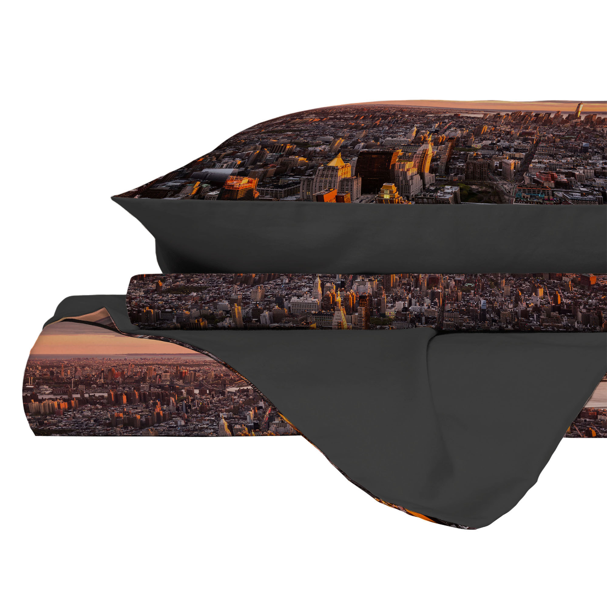 PARURE COPRIPIUMINO GOODNIGHT MATRIMONIALE - STAMPA DIGITALE 100% Microfibra