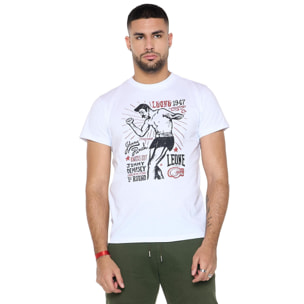 T-shirt da uomo a maniche corte con pugile vintage 'Metropolitan'