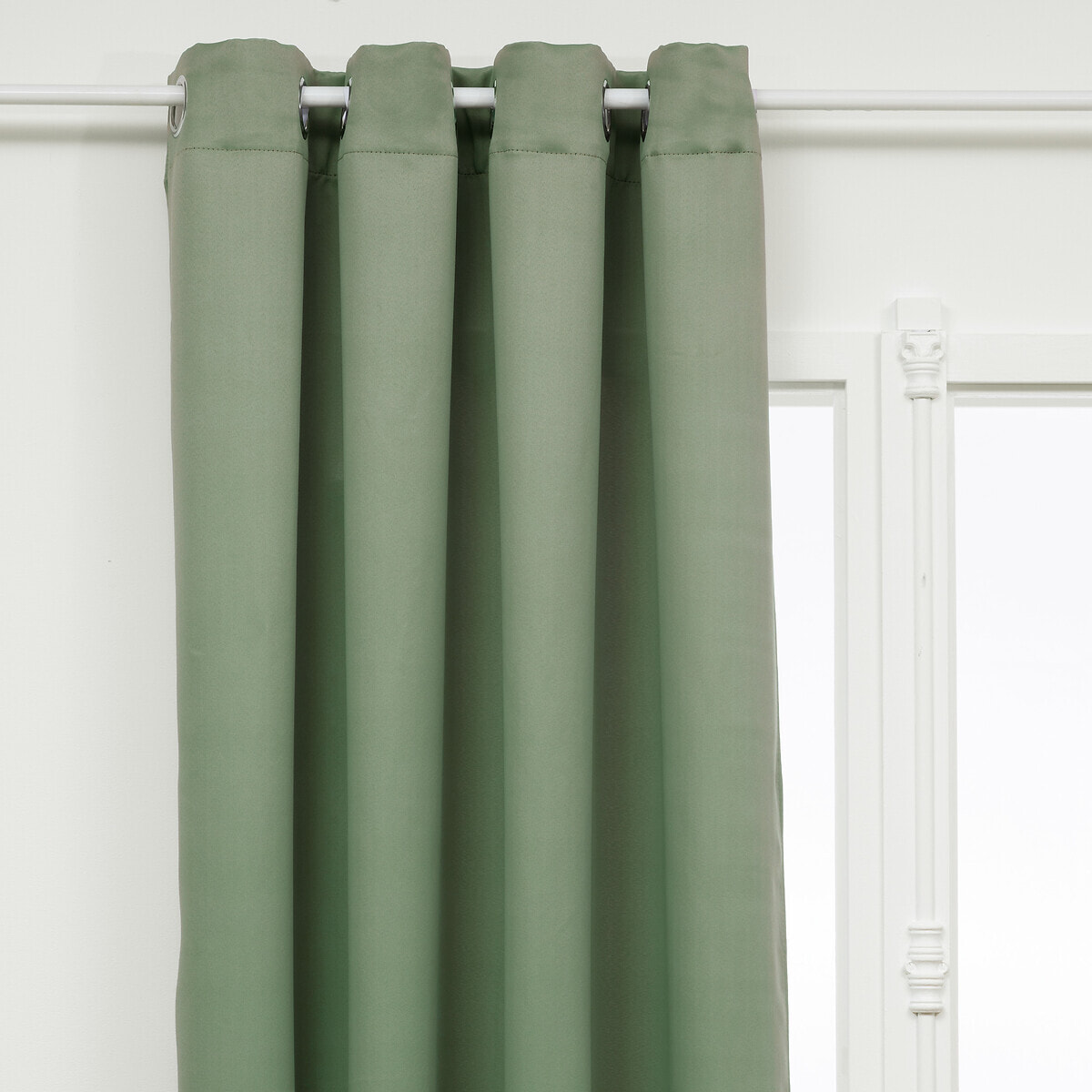 Rideau occultant "Odelie" vert céladon 140x260cm