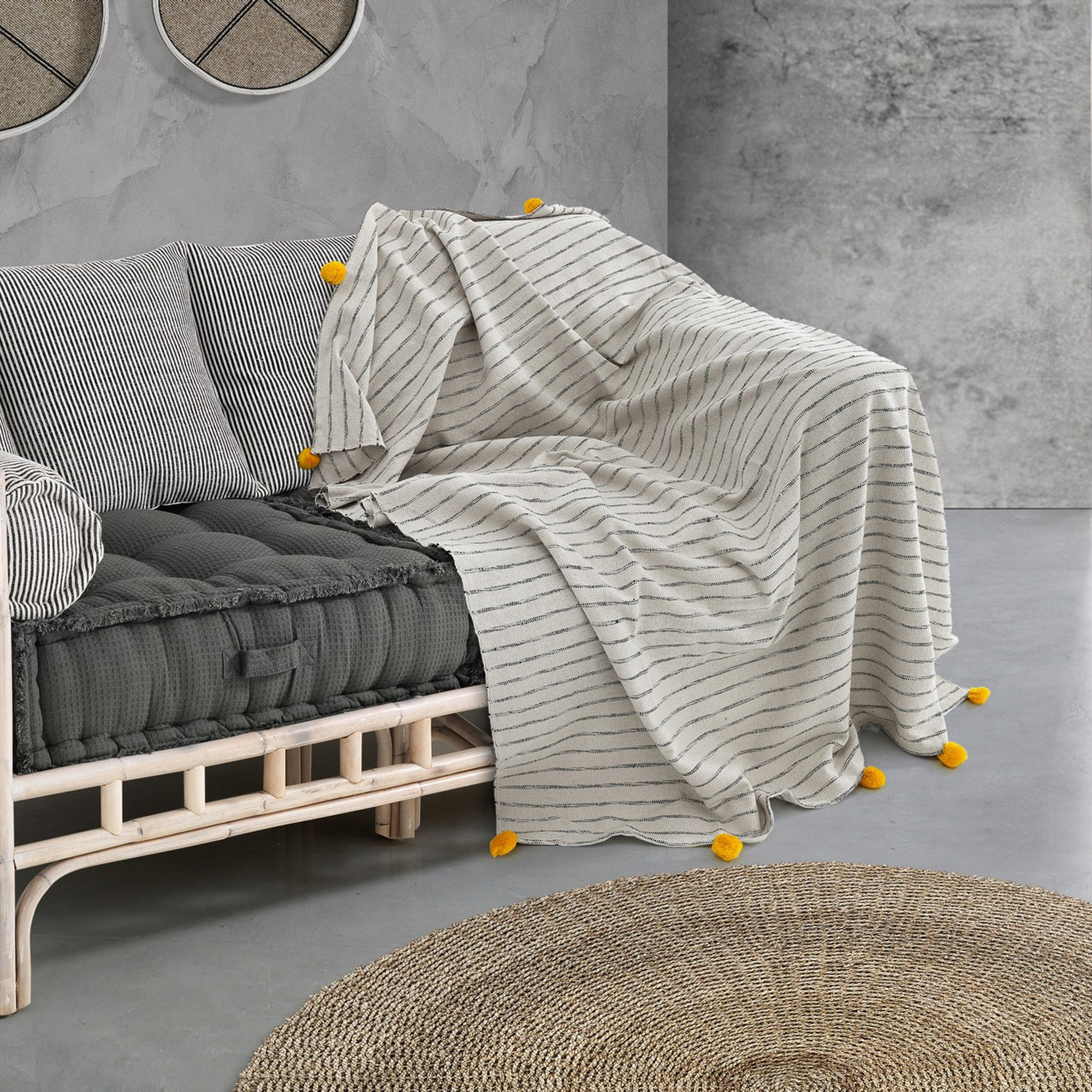 Tomasucci Plaid en coton VENISE - A Multicolore