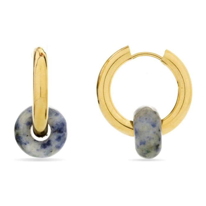 Pendientes Lux by Lux acabadoss oro 18k