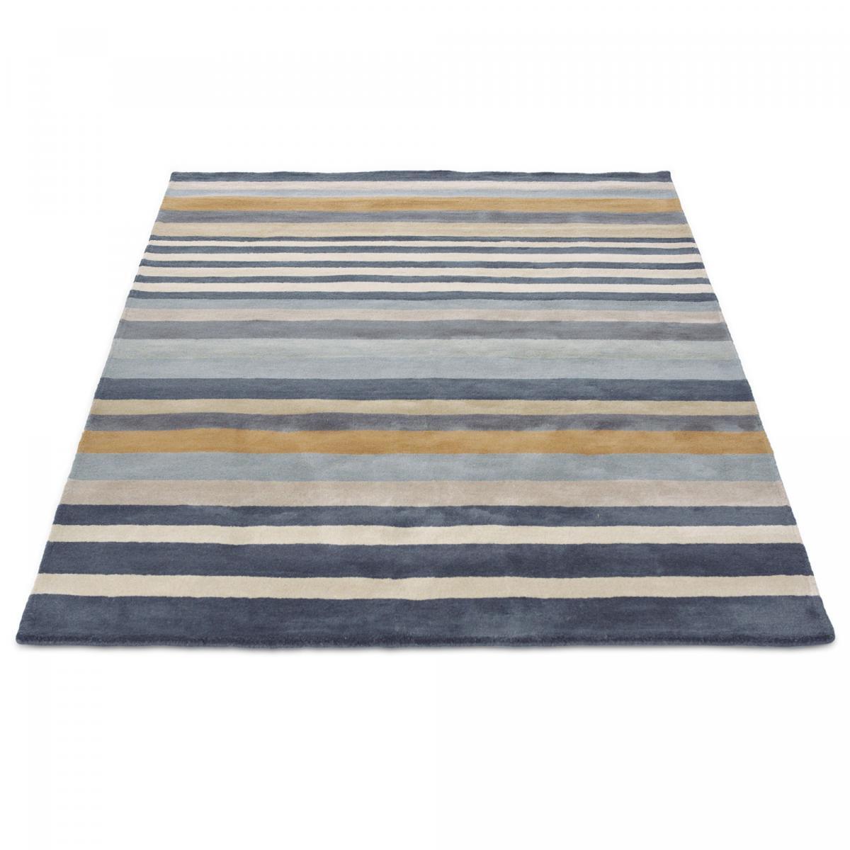 Tapis salon et chambre fait à la main en laine motif géométrique