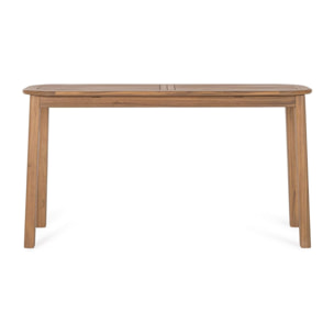 Consolle MONSARAZ in legno di acacia effetto teak