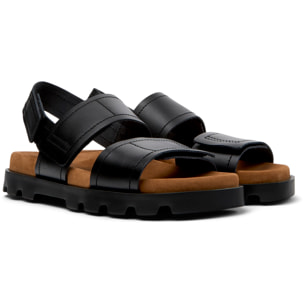 Sandalias - CAMPER Brutus Sandal - Negro - Cuero liso